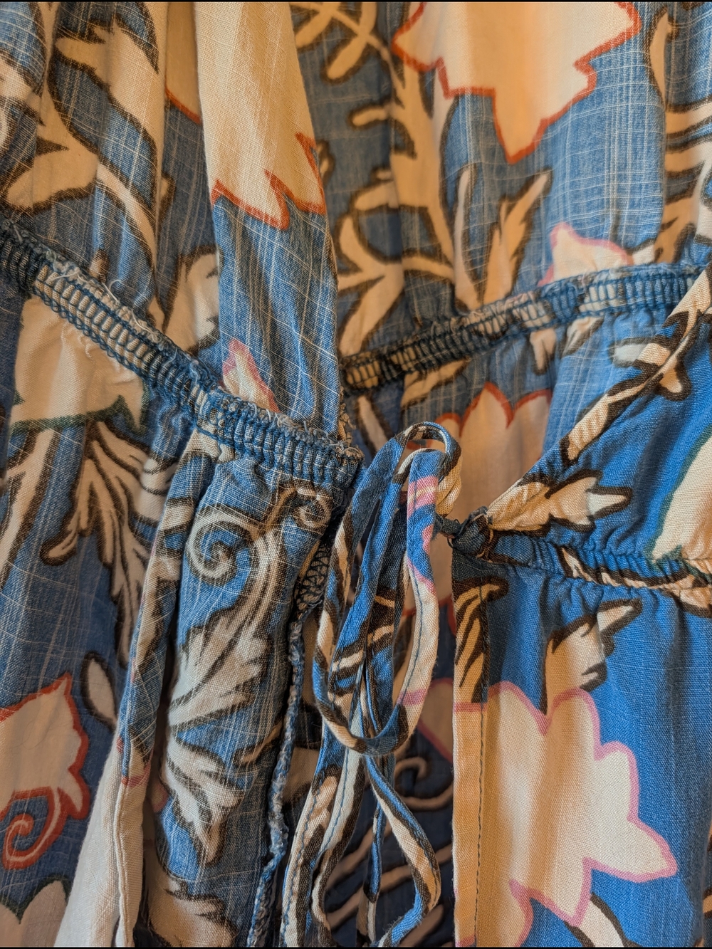 Knox Rose Blue Floral Wrap Dress - Picture 6 of 7